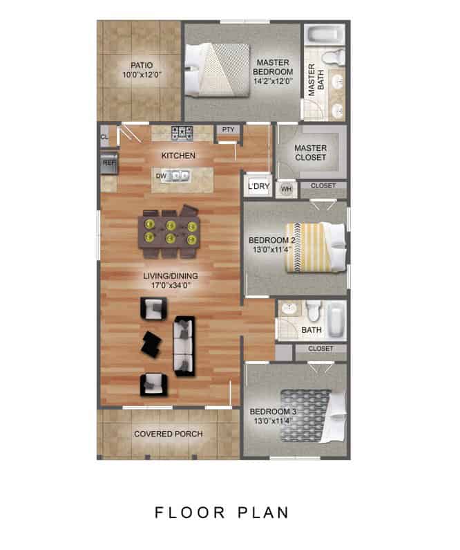 Caldwell floor plan